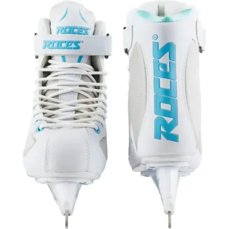 Roces RSK 2 Womens Ice Skates (White-azure|39)