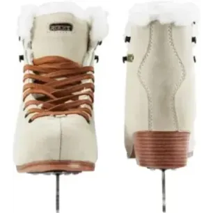 Roces Suede Eco-Fur Figure Skates (Suede Brown|41)