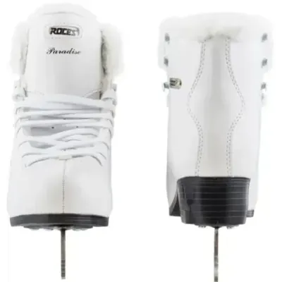 Roces Paradise Eco-Fur Figure Skates (White|38)