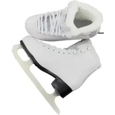 Roces Paradise Eco-Fur Figure Skates (White|38)