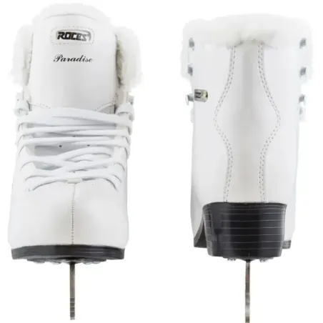 Roces Paradise Eco-Fur Figure Skates (White|42)