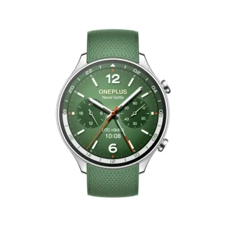 OnePlus Watch 2R 3.63 cm (1.43&quot) AMOLED Digital 466 x 466 pixels Touchscreen, Forest Green, Wi-Fi GPS (satellite)