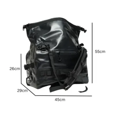 2-в-1 Сухая сумка-рюкзак Resono B40 40L Matte Black