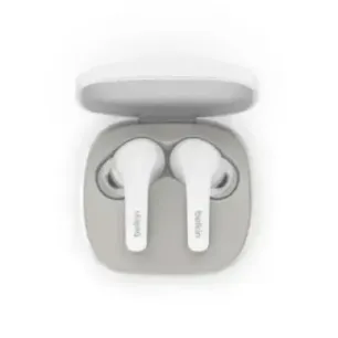 Belkin SOUNDFORM Flow Headset Wireless In-ear Calls/Music USB Type-C Bluetooth White
