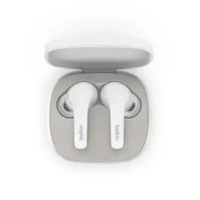 Belkin SOUNDFORM Flow Headset Wireless In-ear Calls/Music USB Type-C Bluetooth White