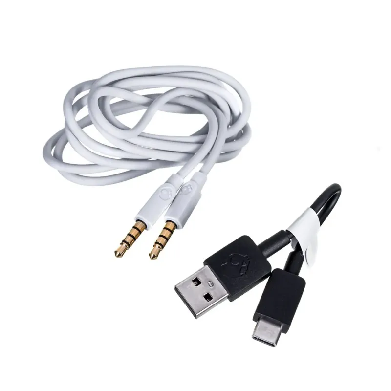 Skullcandy Hesh ANC Headphones Wired &amp Wireless Head-band Calls/Music USB Type-C Bluetooth White