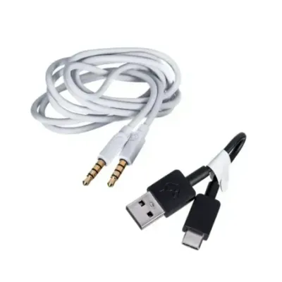 Skullcandy Hesh ANC Headphones Wired &amp Wireless Head-band Calls/Music USB Type-C Bluetooth White