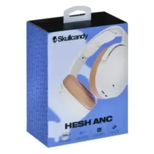Skullcandy Hesh ANC Headphones Wired &amp Wireless Head-band Calls/Music USB Type-C Bluetooth White