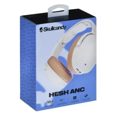 Skullcandy Hesh ANC Headphones Wired &amp Wireless Head-band Calls/Music USB Type-C Bluetooth White