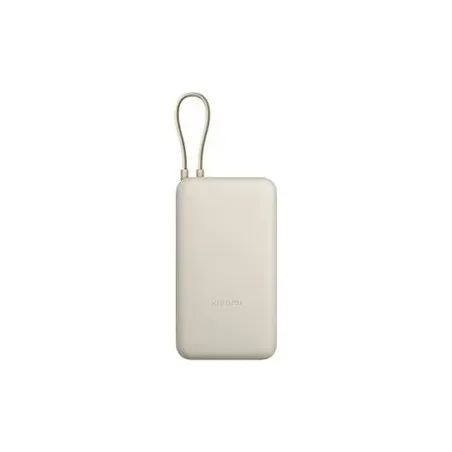 Xiaomi 33W Power Bank (Integrated Cable) 20000 mAh USB-C/USB-C cable/USB-A Tan