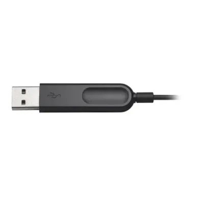 Logitech H340 USB Computer Headset Wired Head-band Office/Call center USB Type-A Black