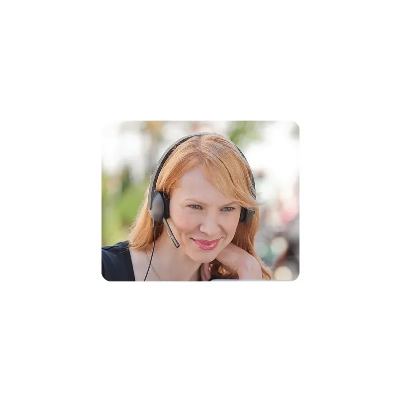 Logitech H340 USB Computer Headset Wired Head-band Office/Call center USB Type-A Black