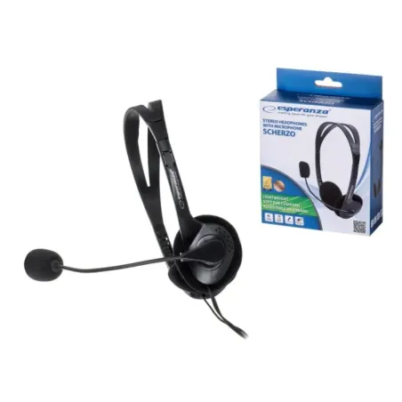 Esperanza EH102 headphones/headset Wired Head-band Calls/Music Black