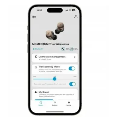 Sennheiser Momentum True Wireless 4 Headphones - Black Cooper