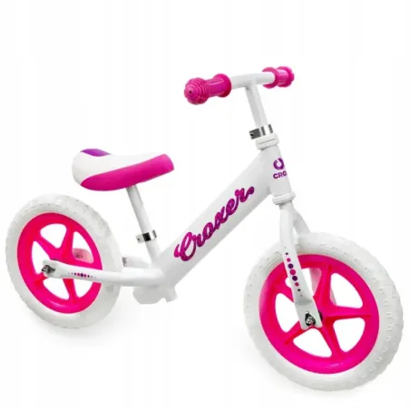 Super kerge jooksuratas Croxer Cadea White/Pink