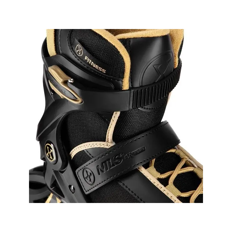 NA22151 INLINE SKATES ARMOUR BLACK GOLD SIZE 41  NILS EXTREME