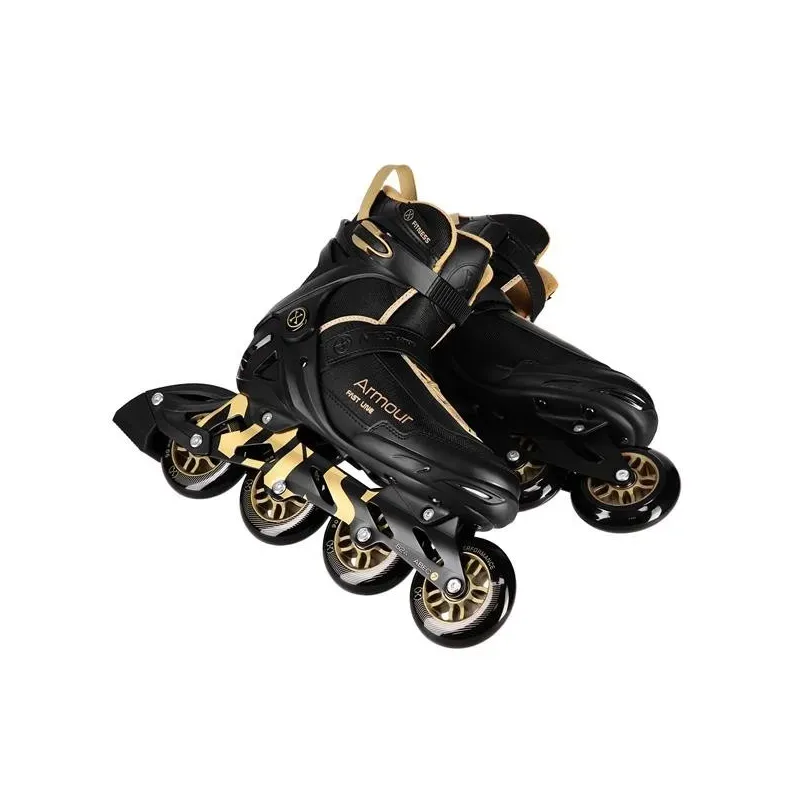 NA22151 INLINE SKATES ARMOUR BLACK GOLD SIZE 41  NILS EXTREME