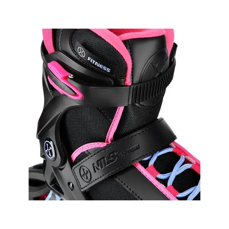 NA22151 INLINE SKATES ARMOUR BLACK PINK SIZE 39  NILS EXTREME