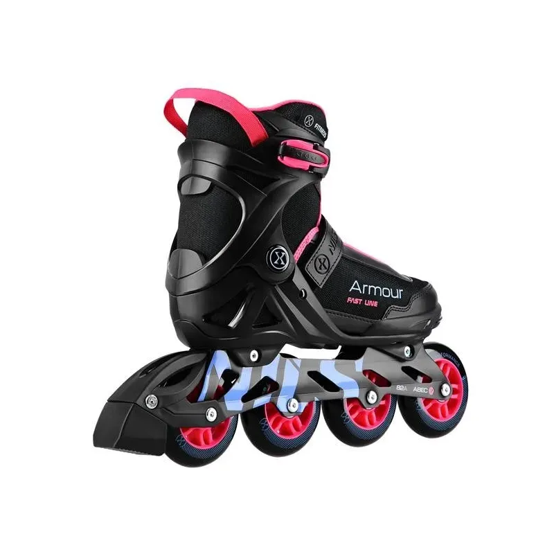 NA22151 INLINE SKATES ARMOUR BLACK PINK SIZE 40  NILS EXTREME