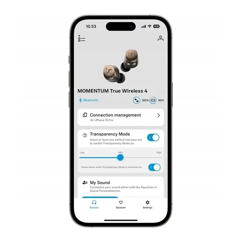 Sennheiser Momentum True Wireless 4 MTW4 Headphones white