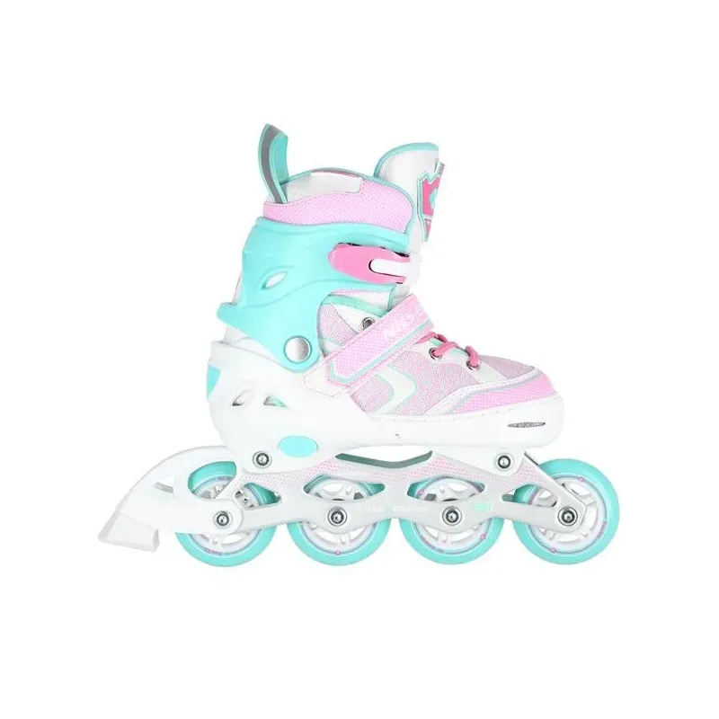 NA14198 WHITE-TURQUOISE SIZE L(39-42)  IN-LINE SKATES NILS EXTREME