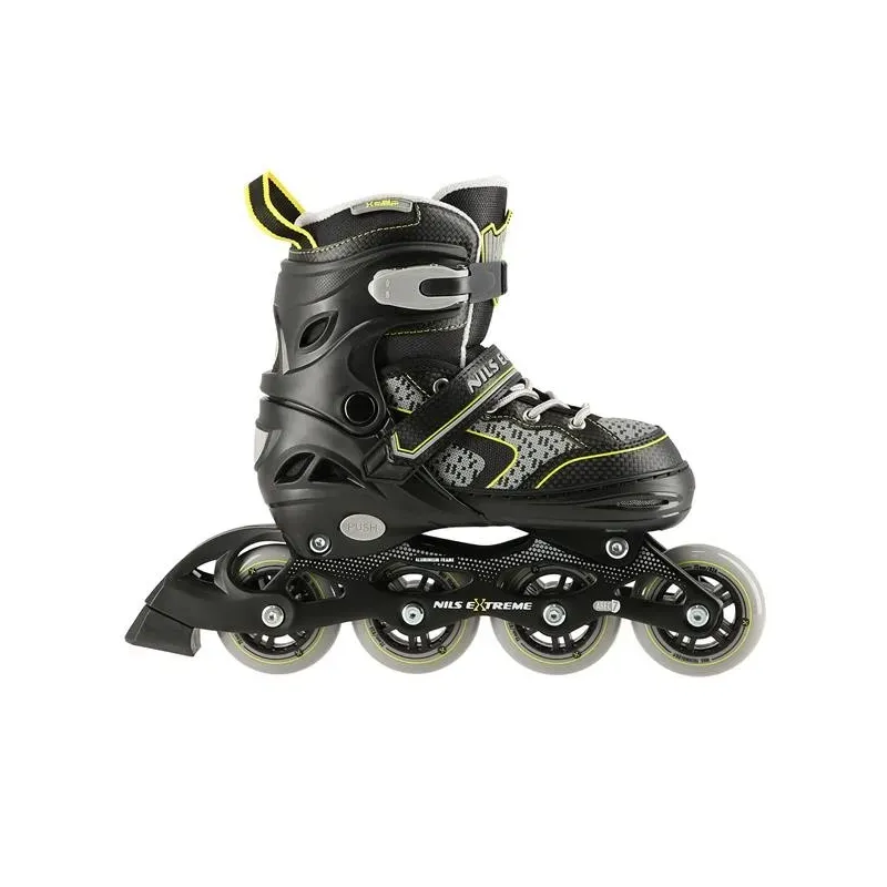 NA14198 BLACK-YELLOW SIZE L (39-42)  IN-LINE SKATES NILS EXTREME