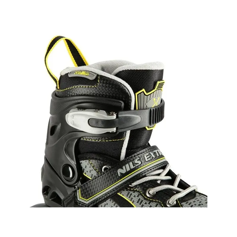 NA14198 BLACK-YELLOW SIZE L (39-42)  IN-LINE SKATES NILS EXTREME