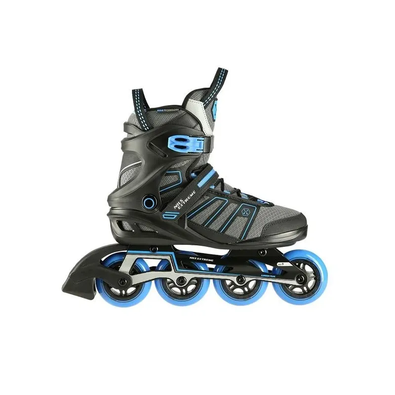 NA14217 BLACK-BLUE SIZE 43 IN-LINE SKATES NILS EXTREME