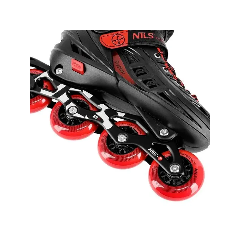 NA18811A IN-LINE SKATES CYPHER RED SIZE S(29-33) NILS EXTREME