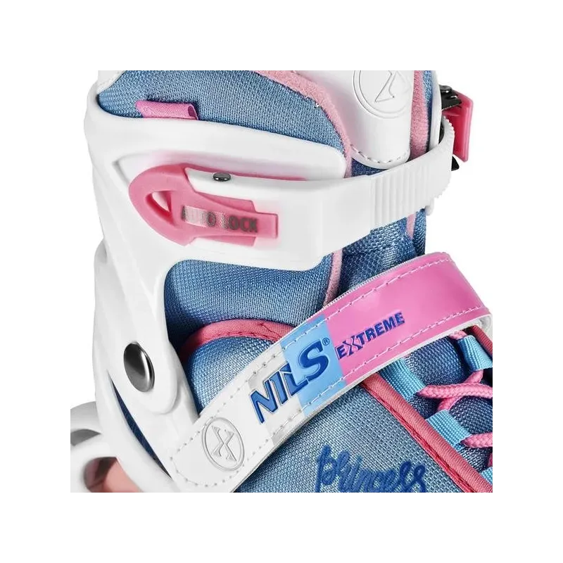 NA18168A IN-LINE SKATES PRINCESS WHITE SIZE L(39-42) NILS EXTREME