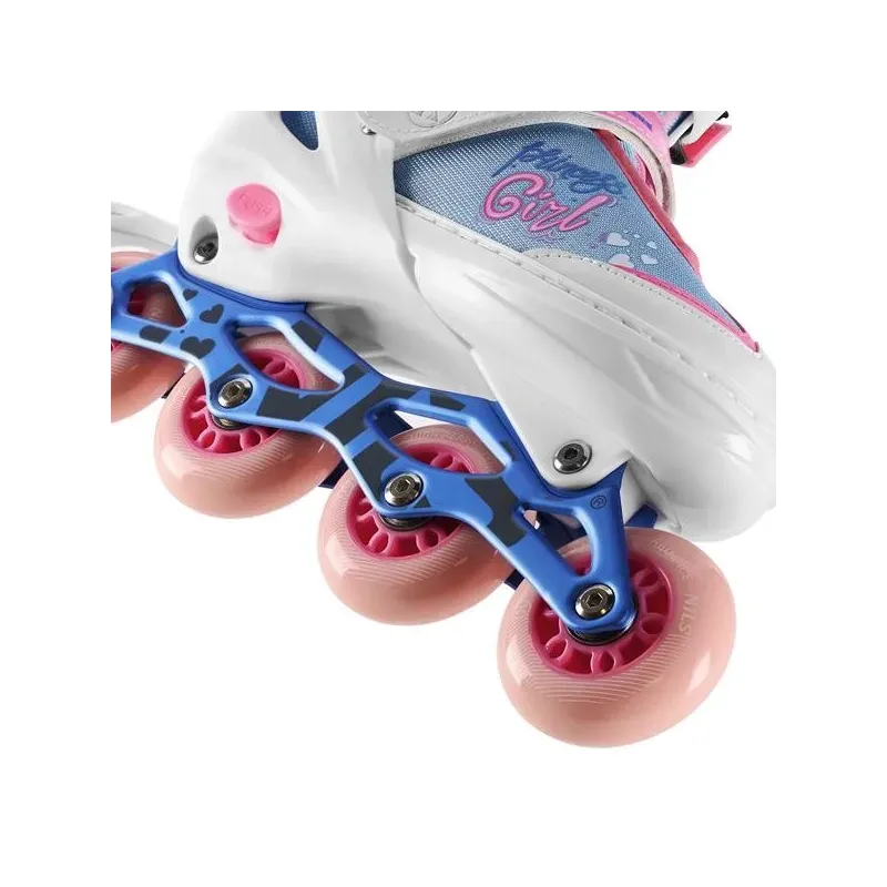 NA18168A IN-LINE SKATES PRINCESS WHITE SIZE L(39-42) NILS EXTREME