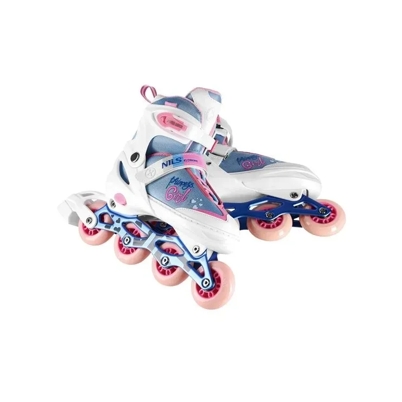 NA18168A IN-LINE SKATES PRINCESS WHITE SIZE L(39-42) NILS EXTREME
