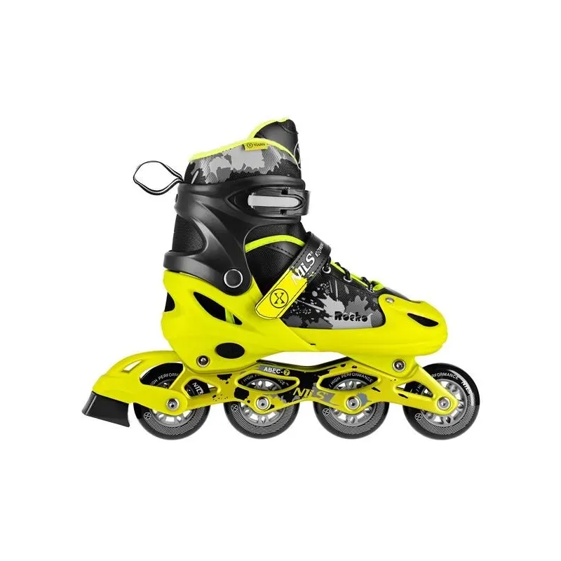 NA18137A IN-LINE SKATES ROCKO YELLOW SIZE S(31-34) NILS EXTREME