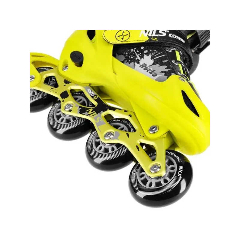 NA18137A IN-LINE SKATES ROCKO YELLOW SIZE M(35-38) NILS EXTREME