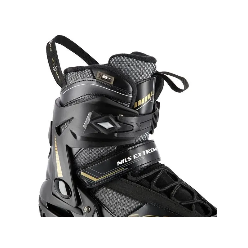 NA2150 BLACK-GOLD SIZE 46 IN-LINE SKATES NILS EXTREME