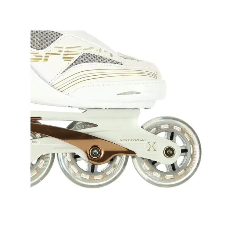 NA2150 WHITE SIZE 37 INLINE SKATES NILS EXTREME