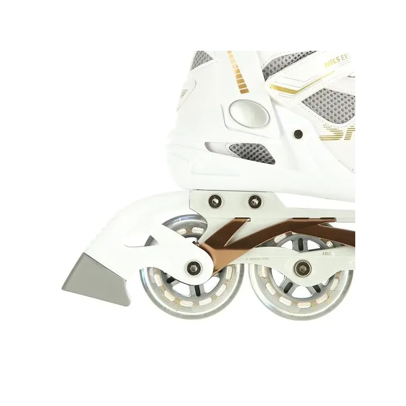 NA2150 WHITE SIZE 38 INLINE SKATES NILS EXTREME