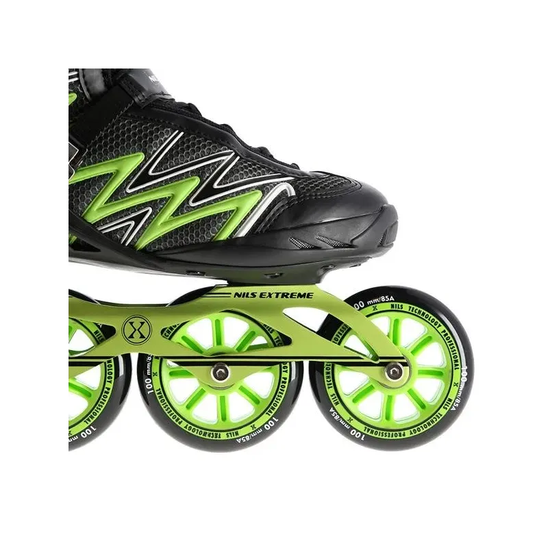 NA8660 GREEN SIZE 42 IN-LINE SKATES NILS EXTREME