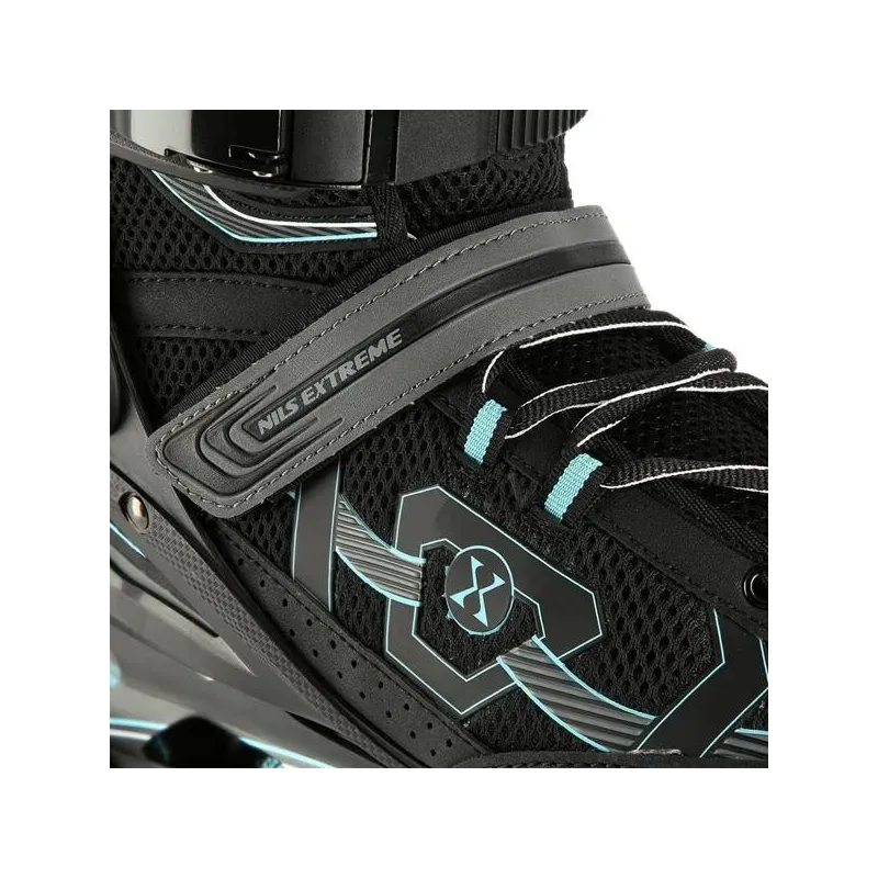 NA9157 BLACK-MINT SIZE 42 IN-LINE SKATES NILS EXTREME