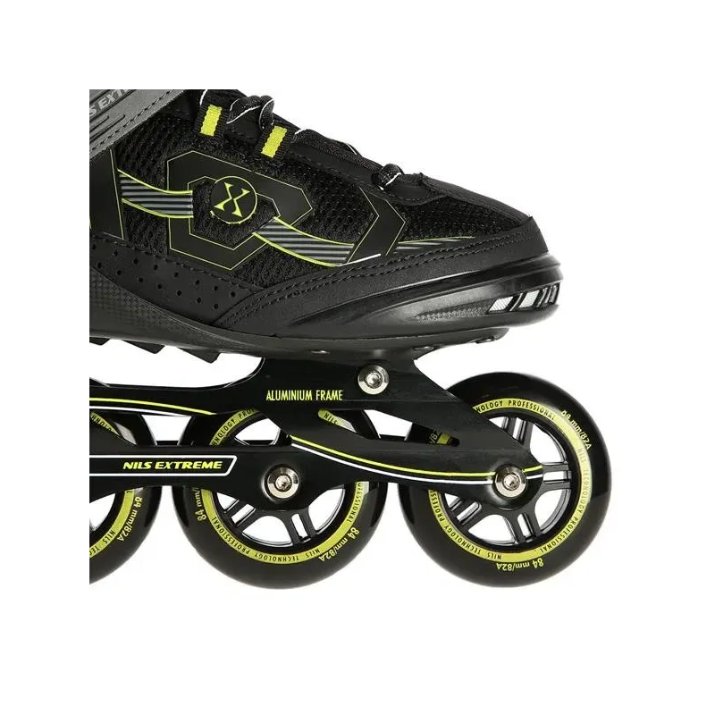 NA9157 BLACK-YELLOW SIZE 38 IN-LINE SKATES NILS EXTREME
