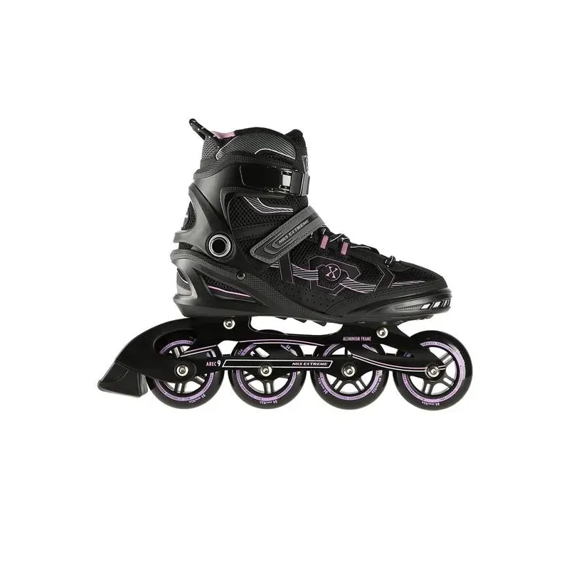 NA9157 BLACK-PURPLE SIZE 38 IN-LINE SKATES NILS EXTREME