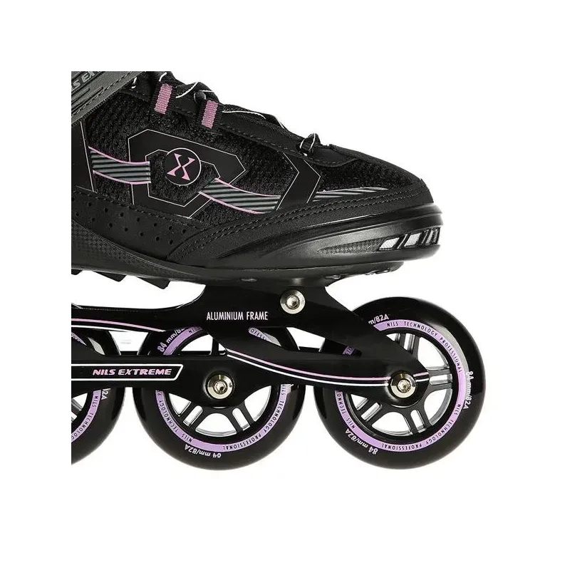 NA9157 BLACK-PURPLE SIZE 44 IN-LINE SKATES NILS EXTREME