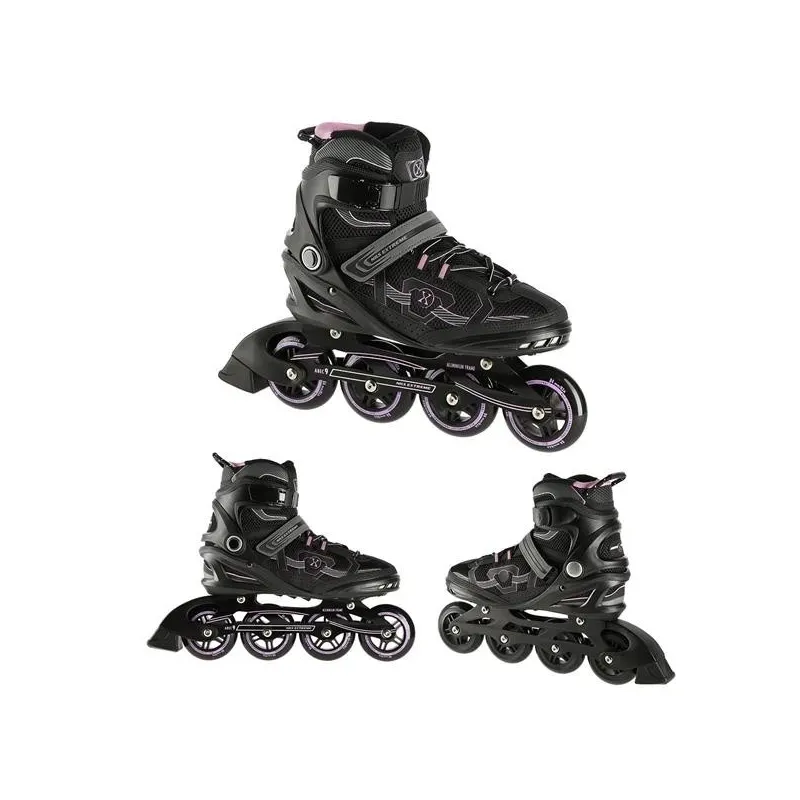 NA9157 BLACK-PURPLE SIZE 45 IN-LINE SKATES NILS EXTREME