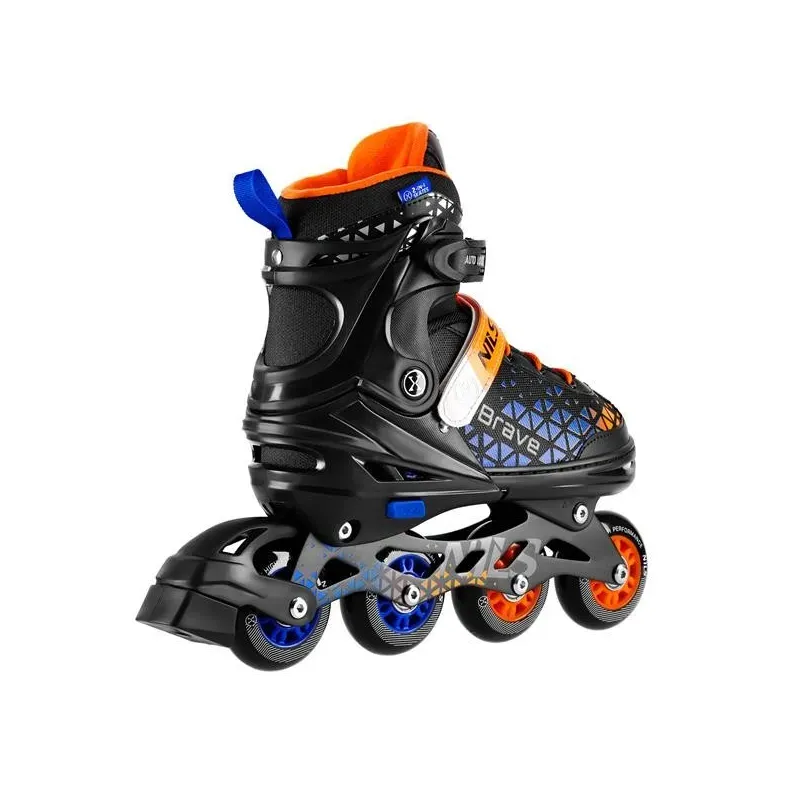 NH18190A IN-LINE SKATES/HOCKEY ICE SKATES SET 2IN1 BRAVE BLUE SIZE M(34-38) NILS EXTREME