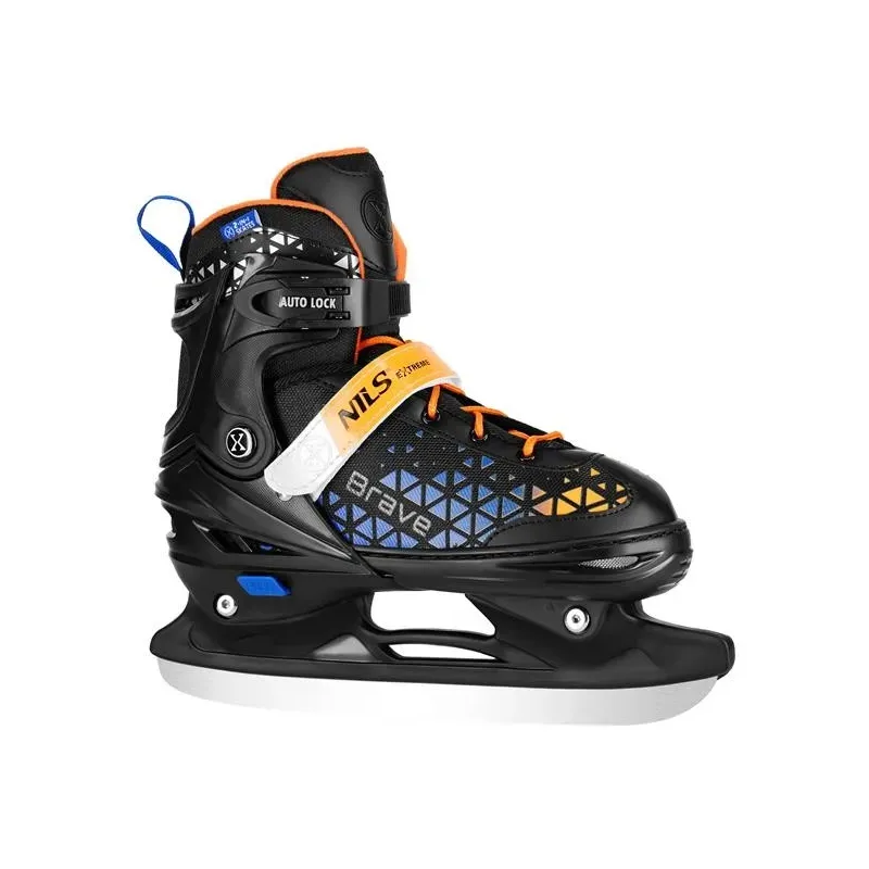 NH18190A IN-LINE SKATES/HOCKEY ICE SKATES SET 2IN1 BRAVE BLUE SIZE M(34-38) NILS EXTREME