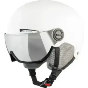 WINTER HELMET ALPINA ARBER VISOR Q-LITE WHITE MATT 54-58