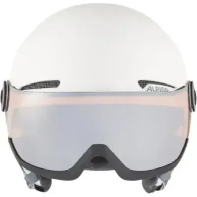 WINTER HELMET ALPINA ARBER VISOR Q-LITE WHITE MATT 54-58
