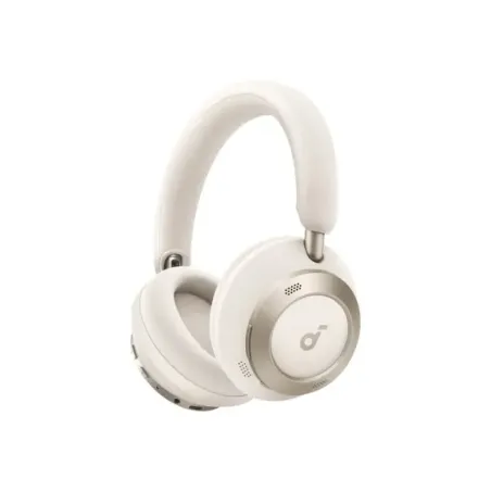 Anker Soundcore Foldable Headphones Space One Pro Bluetooth Over-ear Microphone Wireless Cream White