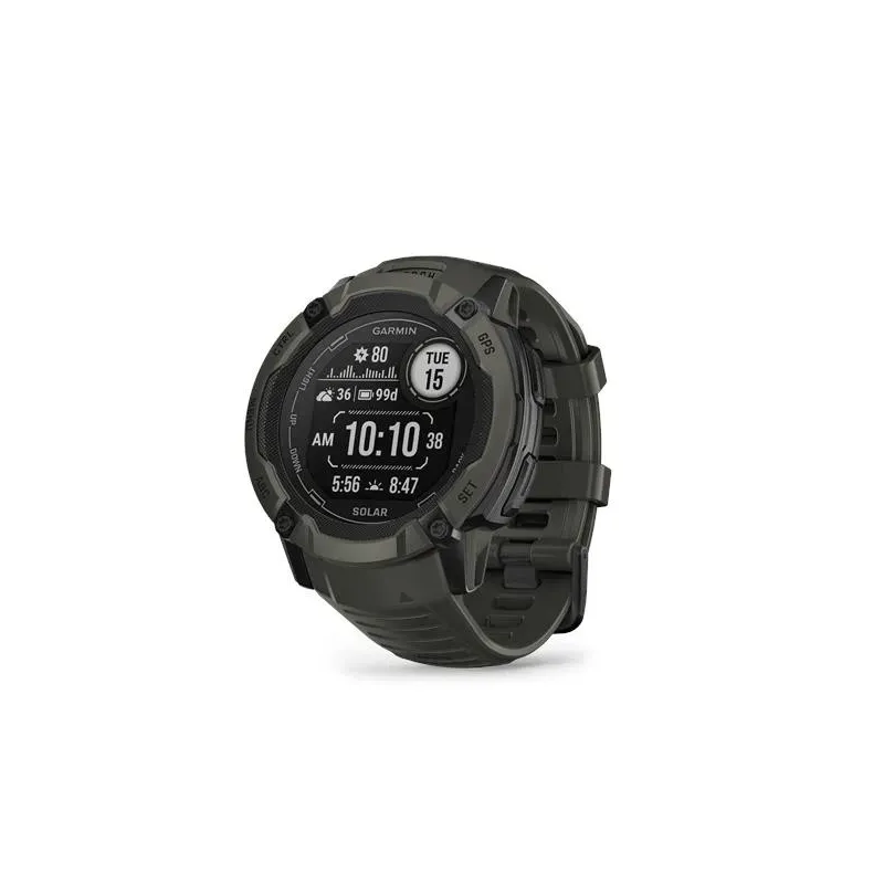 Garmin Instinct 2X Standard Solar nutikellad, 50 mm, Moss