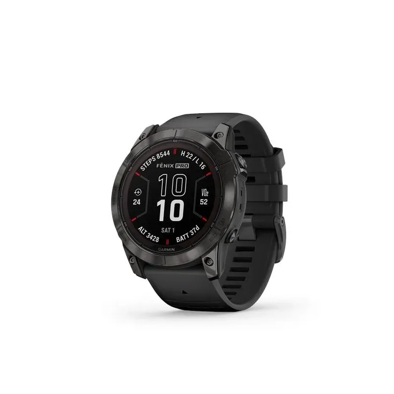 Garmin Fenix ​​7X Pro Sapphire Solar Смарт-чаты, 51 mm, Угольно серые/черные